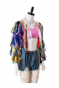 Margot Robbie Birds of Prey Harley Quinn Wings PVC Jacket