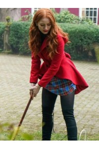 Season 3 Riverdale Cheryl Blossom Red Hooded Jacket