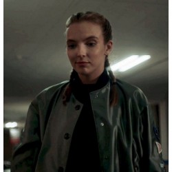 Villanelle Killing Eve Jodie Comer Green Varsity Jacket