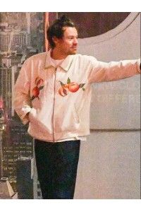 Harry Styles Dont Worry Darling Jack Chambers Peach Jacket