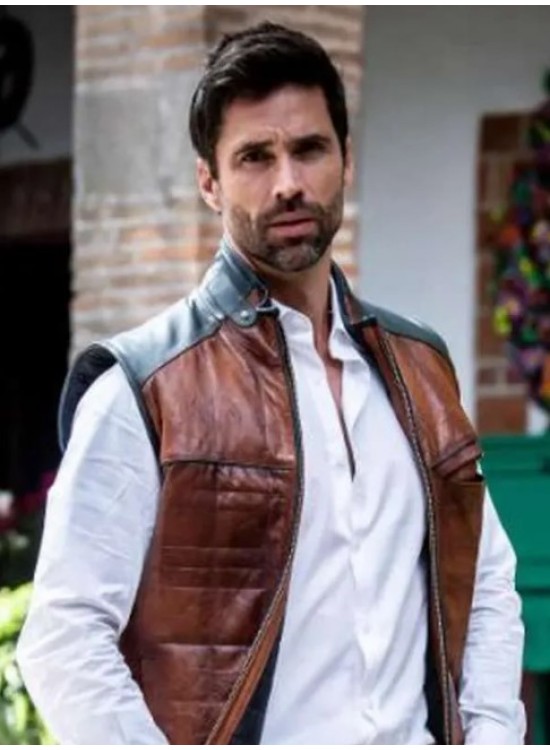 Matias Novoa 2022 Juan del Monte Brown Leather Vest