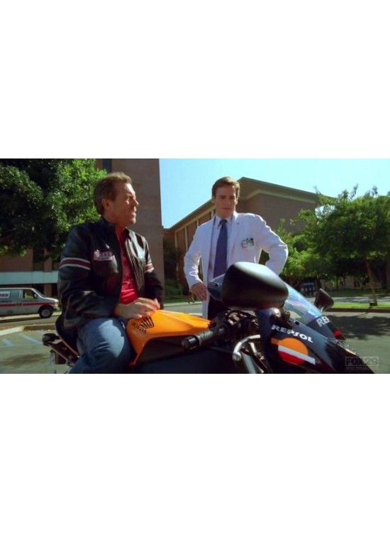 House MD Motorcycle Real Leather Jacket