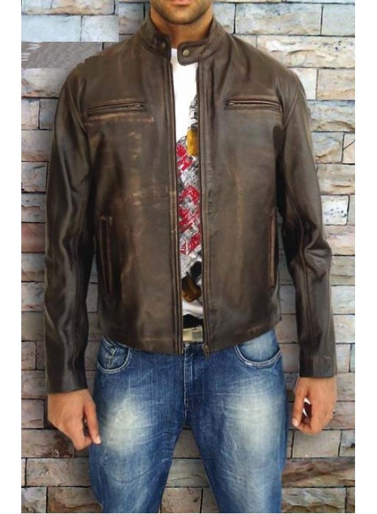 Contraband Mark Wahlberg Brown Leather Jacket