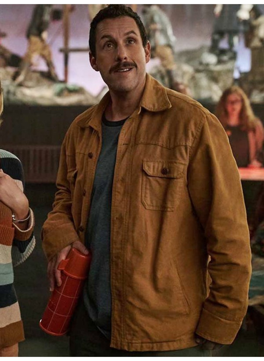 Hubie Dubois Movie Hubie Halloween Adam Sandler Brown Jacket Hubie Dubois Hubie Halloween Brown Jacket 1100x1500w