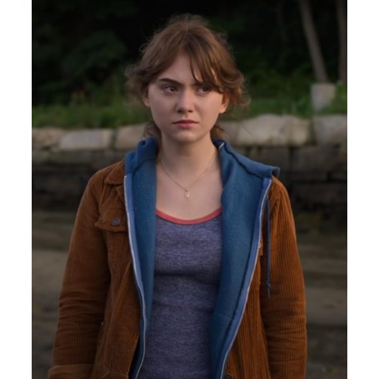 Emilia Jones CODA Ruby Rossi Brown Corduroy Jacket Emilia Jones CODA Ruby Rossi Brown Corduroy Jacket
