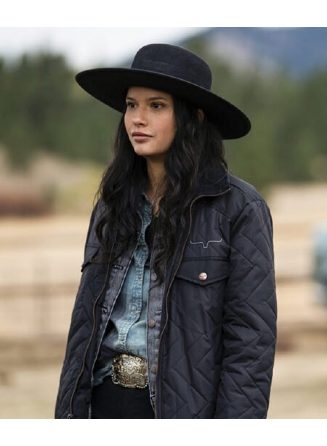 Tanaya Beatty Yellowstone Season 4 Avery Black Jacket